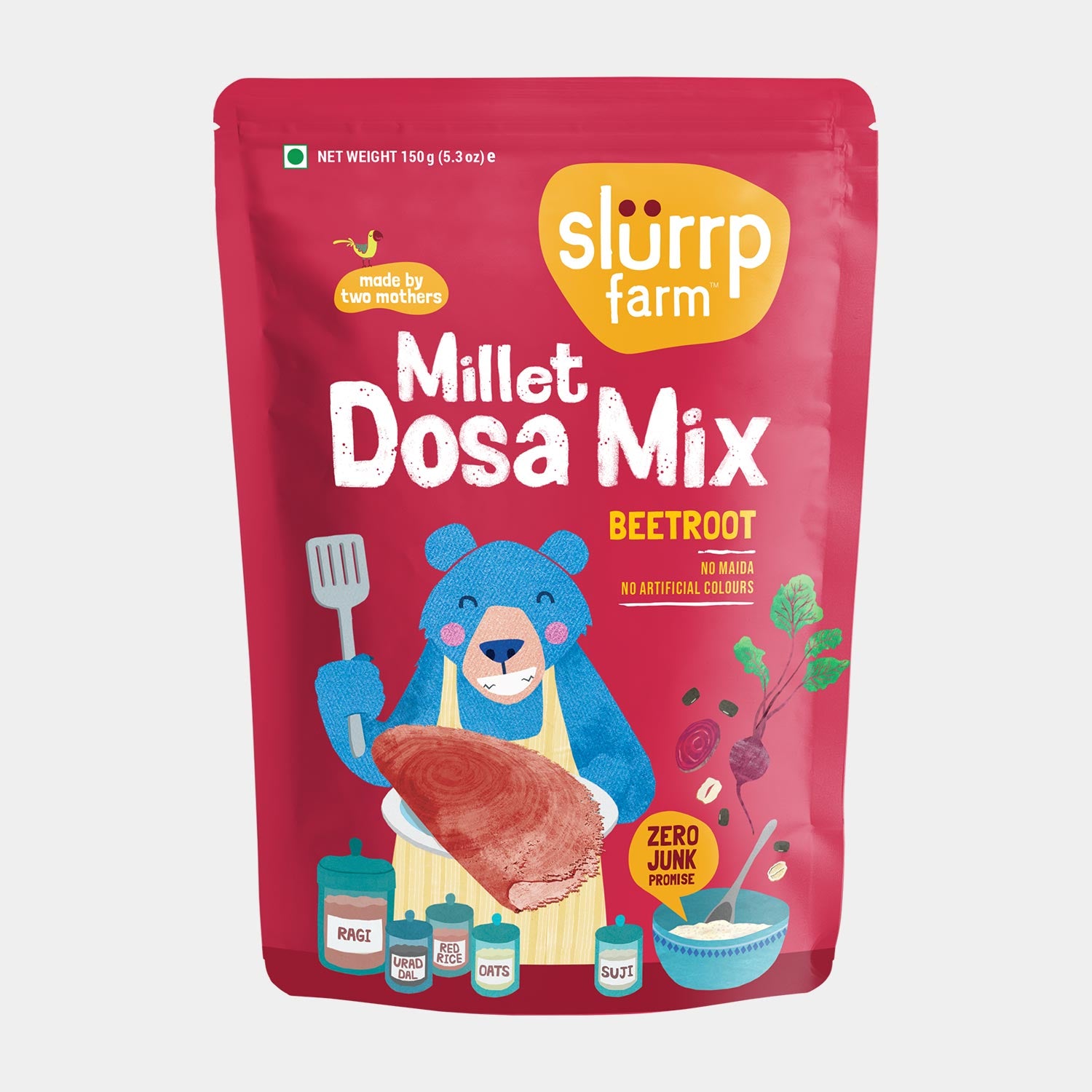 Dosa Mix : Beetroot Multigrain Millet Dosa Mix